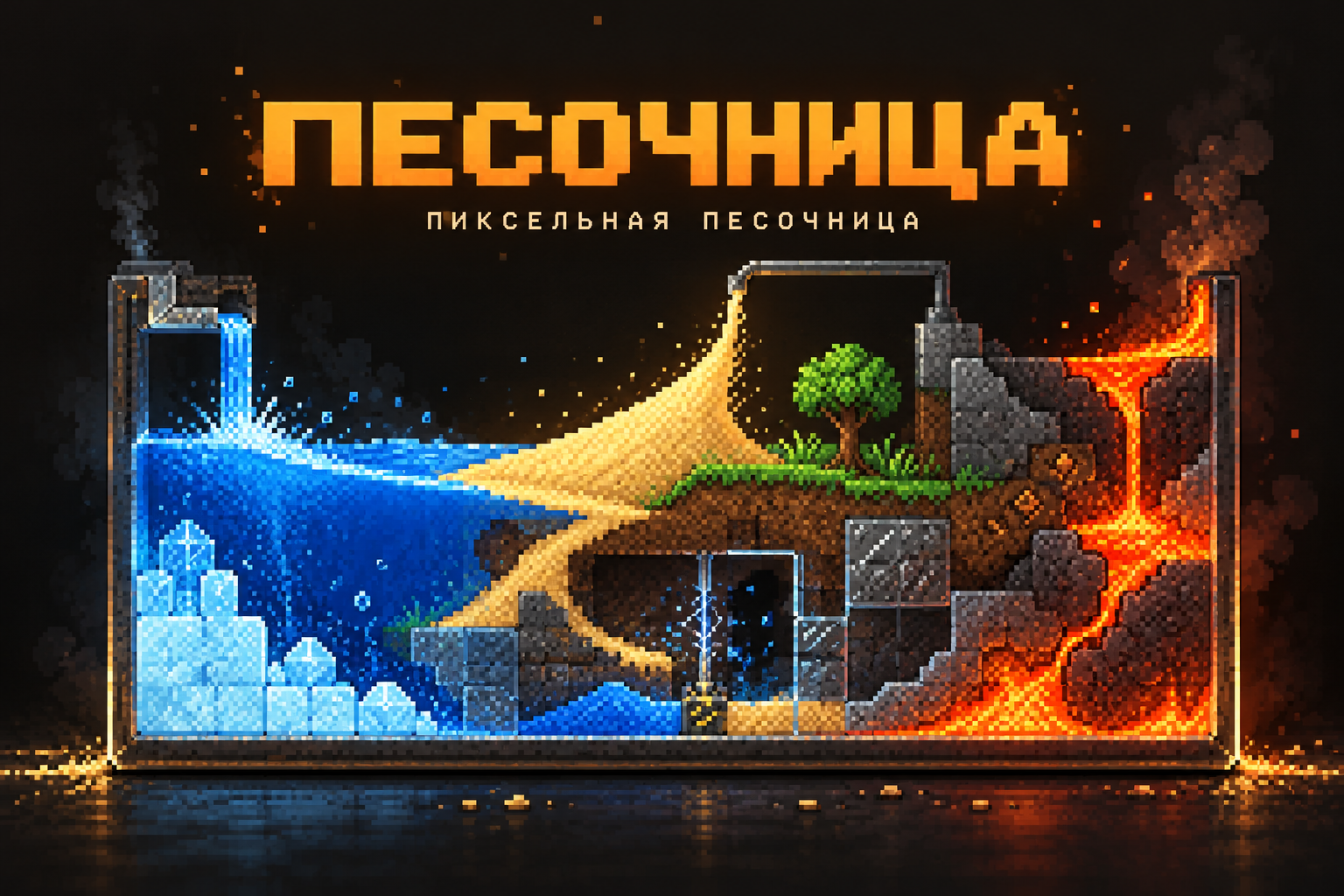 Пиксельная песочница